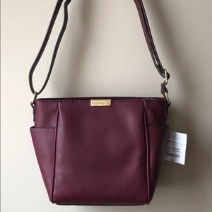 Maroon Liz Claiborne Purse NWT